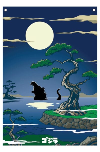 FaNaTtik: Godzilla Wandbehang 125 x 85 cm