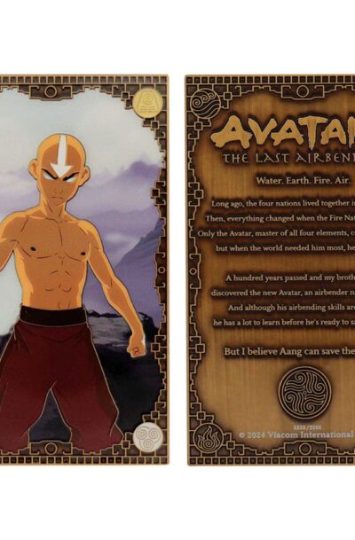 FaNaTtik: Avatar Der Herr der Elemente Metallbarren Aang Limited Edition