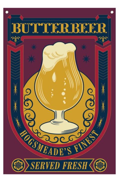 FaNaTtik: Harry Potter Wandbehang Butterbeer 125 x 85 cm