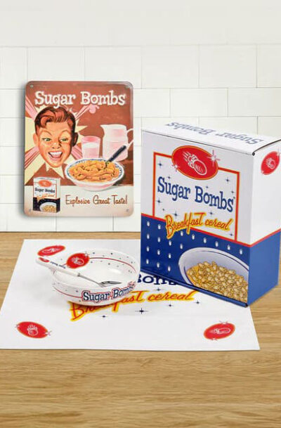 DEVplus: Fallout Frühstück-Set Schüssel mit Löffel Sugar Bombs