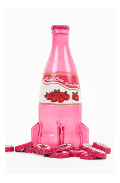 DEVplus: Fallout Bottle Series Replik Glass Bottle & Cap Nuka Cola Cranberry