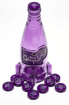 DEVplus: Fallout Bottle Series Replik Glass Bottle & Cap Nuka Cola Grape