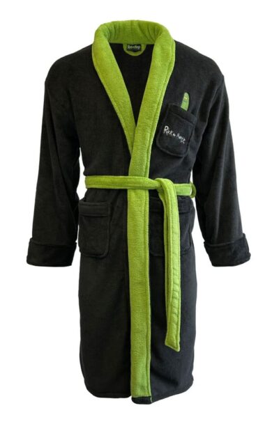Groovy: Rick & Morty Fleece-Bademantel Pickle Rick