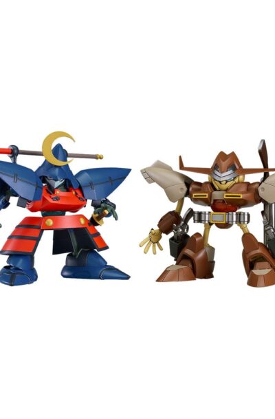 Hao Taikei Ryu Knight Moderoid Plastic Model Kit Collection Series: 3 Hayatmaru & Delingar 10 cm