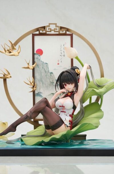 Date A Live: Spirit Pledge PVC Statue 1/7 Kurumi Tokisaki Ink Black China Dress Ver. 22 cm