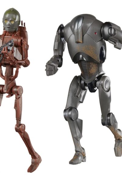 Hasbro: Star Wars Episode II Black Series Actionfiguren 2er-Pack C-3PO (B1 Battle Droid Body) & Super Battle Droid 15 cm