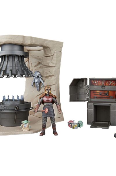 Hasbro: Star Wars The Mandalorian Vintage Collection The Armorer’s Forge mit The Armorer (Lakeside Covert World)