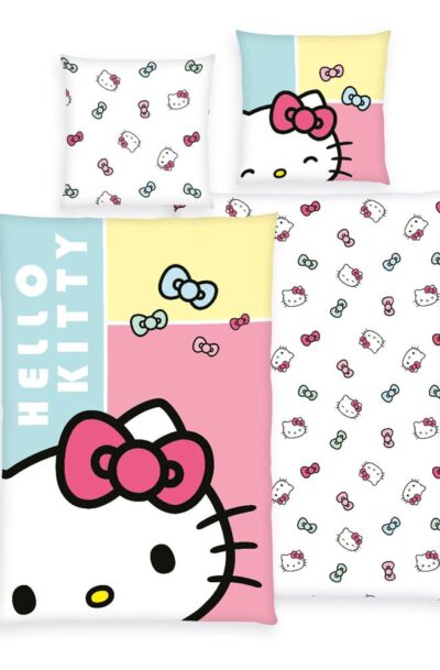 Herding: Hello Kitty Bettwäsche Hello Kitty Bow 135 x 200 cm / 80 x 80 cm