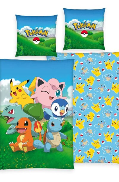 Herding: Pokemon Bettwäsche Group A 135 x 200 cm / 80 x 80 cm