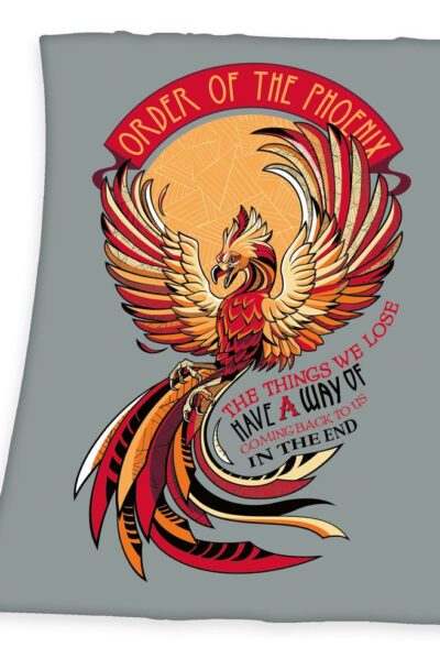 Herding: Harry Potter Flanell-Fleecedecke Order Of The Phoenix 130 x 170 cm