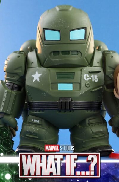 Hot Toys: What If…? Cosbaby (S) Minifiguren Hydra Stomper & Steve Rogers 10 cm