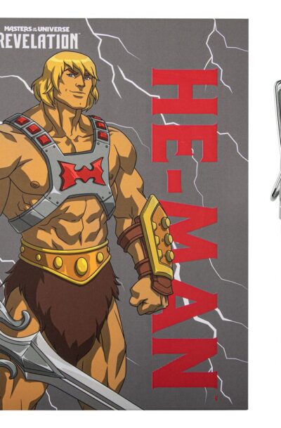 Masters of the Universe - Revelation:  He-Man Thunder Deluxe Notebook Set (Notebook + Stift)