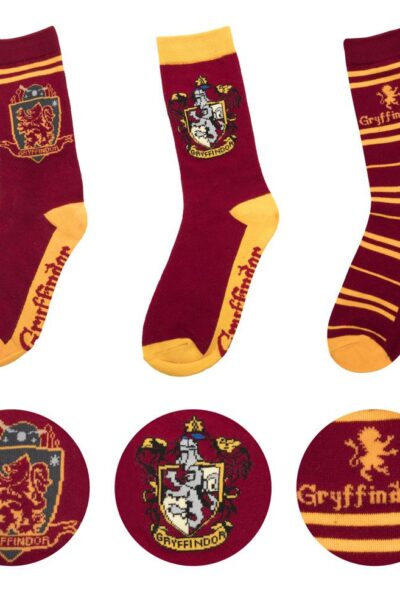 Cinereplicas: Harry Potter Socken 3er-Pack Gryffindor