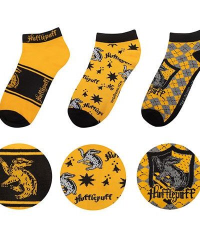 Cinereplicas: Harry Potter Knöchelsocken 3er-Pack Hufflepuff