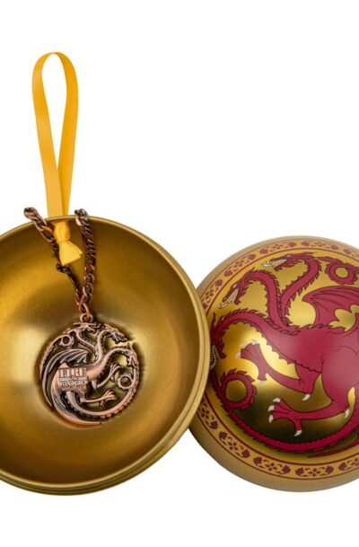 Cinereplicas: Game of Thrones Christbaumschmuck mit Halskette Targaryen