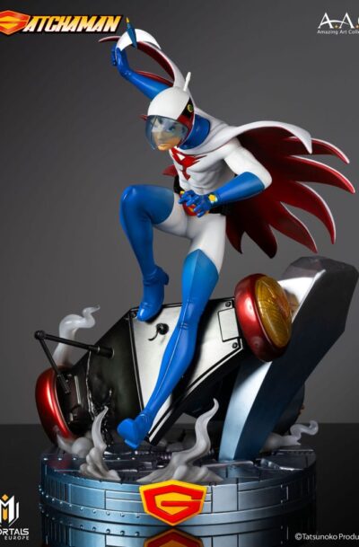 Immortals Collectibles: Gatchaman Amazing Art Collection Statue Ken the Eagle, The Leader of the Science Ninja Team 34 cm