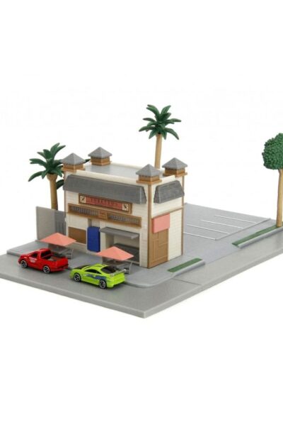 Jada Toys: Fast & Furious Nano Metalfigs Nano Scene Diorama Toretto´s Café