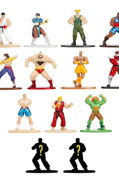 Jada Toys: Street Fighter Nano Metalfigs Diecast Minifiguren Display 6 cm (24)