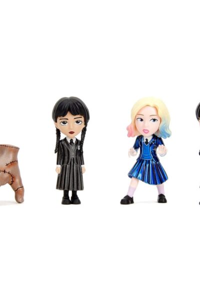 Jada Toys: Wednesday Nano Metalfigs Diecast Minifiguren 4-er Pack Wave 1 4 cm