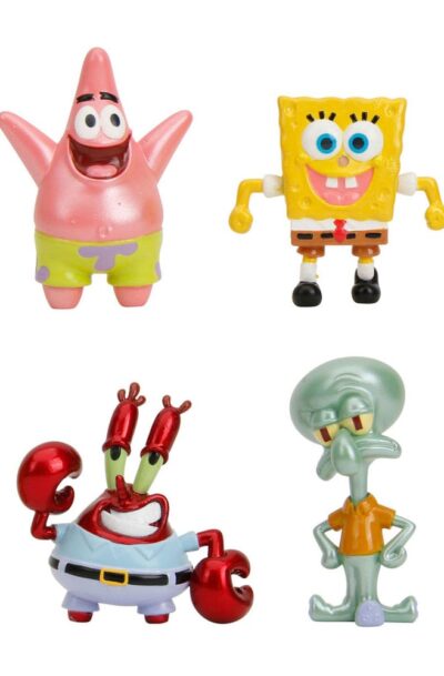 Jada Toys: Spongebob Schwammkopf Nano Metalfigs Diecast Minifiguren 4-er Pack Wave 1 4 cm