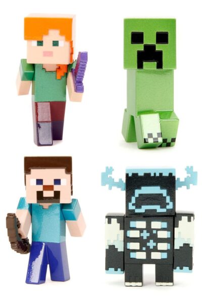Jada Toys: Minecraft Nano Metalfigs Diecast Minifiguren 6 cm Sortiment (12)