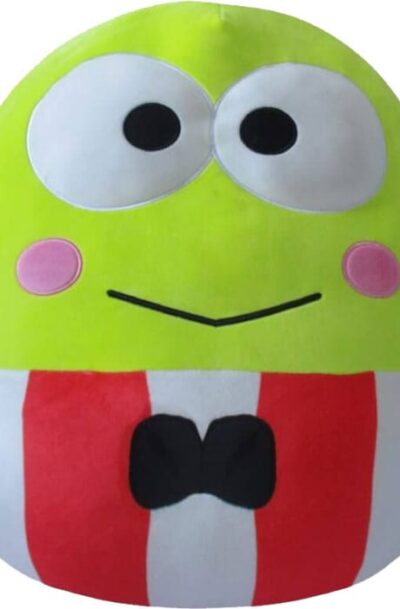 Jazwares: Squishmallows Plüschfigur Sanrio Core Keroppi Red Striped Suit 25 cm