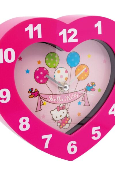 Joy Toy (IT): Sanrio Wanduhr Hello Kitty Heart Shaped