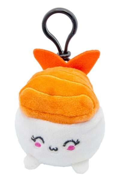 Joy Toy (IT): Plushi Plüschfigur mit Schlüsselanhänger Nigiri Sushi mit Garnele 7 cm