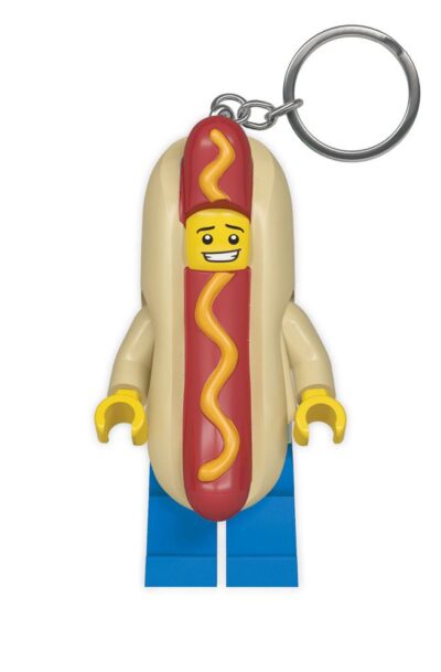 Joy Toy (IT): LEGO Classic Schlüsselanhänger mit Leuchtfunktion Hot Dog 8 cm