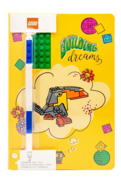 Joy Toy (IT): LEGO Notizbuch mit Stift Building