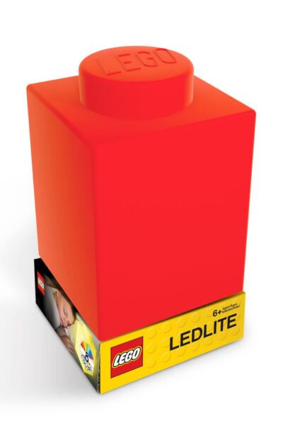 Joy Toy (IT): LEGO Nachtlicht Legostein Rot