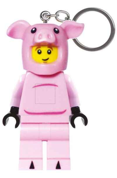 Joy Toy (IT): LEGO Minifigures Schlüsselanhänger mit Leuchtfunktion Piggy Guy 8 cm