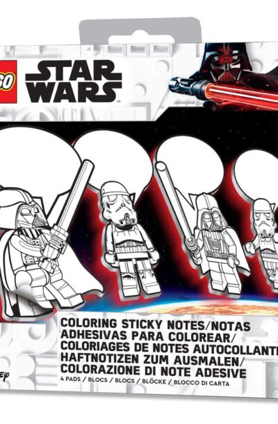 Joy Toy (IT): LEGO Star Wars Klebezettel Set mit Stift Darth Vader