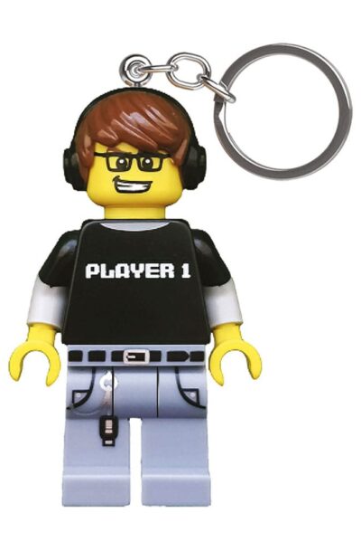 Joy Toy (IT): LEGO Minifigures Schlüsselanhänger mit Leuchtfunktion Video Game Guy 8 cm