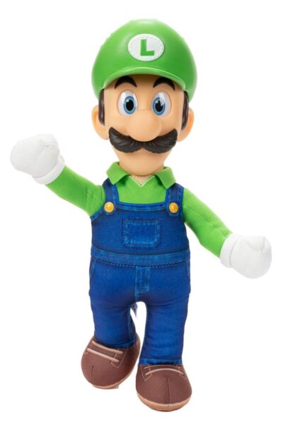 Jakks Pacific: Der Super Mario Bros. Film Plüschfigur Luigi 30 cm