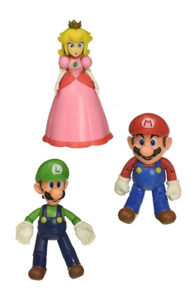Jakks Pacific: World of Nintendo Actionfiguren 3er-Pack Pilzkönigreich 10 cm