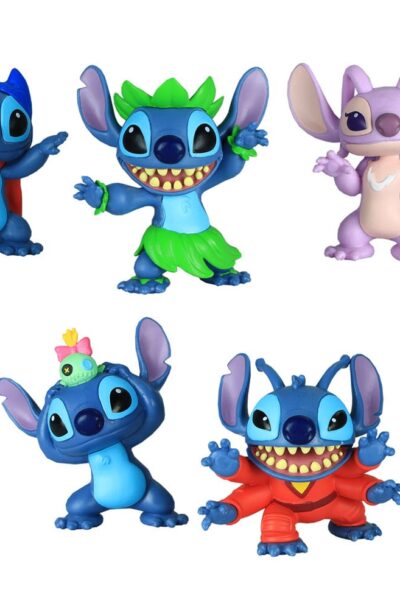 Just Play: Lilo & Stitch Minifiguren 5er-Pack Stitch Collectible Figure Set 7 cm