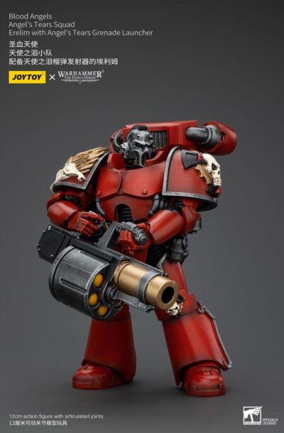 Joy Toy (CN): Warhammer The Horus Heresy Actionfigur 1/18 Blood Angels Angel’s Tears Squad Erelim with Angel’s Tears Grenade Launcher 12 cm