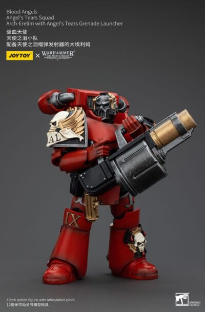 Joy Toy (CN): Warhammer The Horus Heresy Actionfigur 1/18 Blood Angels Angel’s Tears Squad Arch-Erelim with Angel’s Tears Grenade Launcher 12 cm