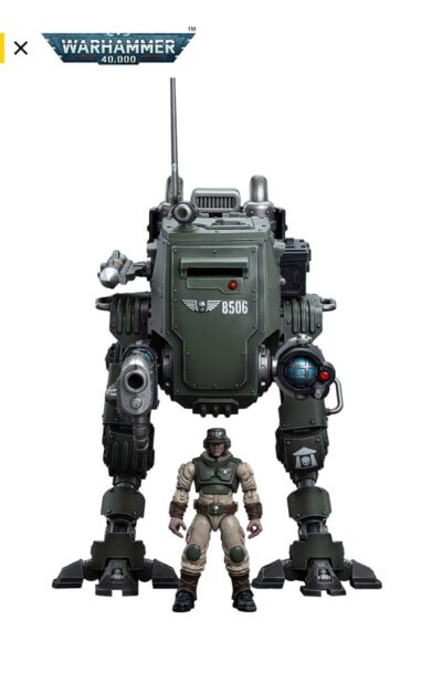Joy Toy (CN): Warhammer 40k Actionfigur 1/18 Astra Militarum Cadian Armoured Sentinel 12 cm