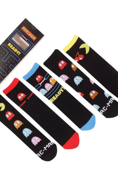 Heroes Inc: Pac-Man Socken 5er-Pack S-M