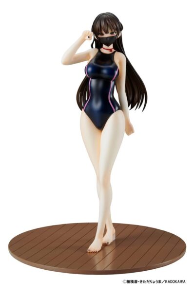 Kaitendoh: Mishiranu Joshikousei ni Kankinsareta Mangaka no Hanashi PVC Statue 1/6 Konata Competitive Swimsuit & Cat Lingerie Costume Set 26 cm