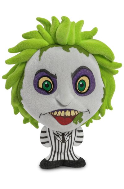 Kidrobot: Beetlejuice Beetlejuice Bhunny Flocked Vinyl Figur Beetlejuice Striped Suit 10 cm