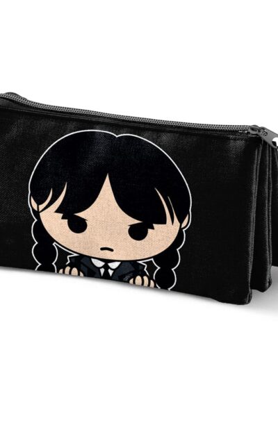 Karactermania: Wednesday Triple Federmäppchen Chibi Black