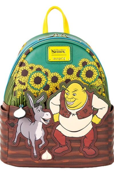Loungefly: Dreamworks by Loungefly Mini Rucksack Shrek & Donkey Sunflower Field