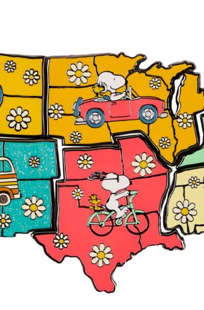 Loungefly: Peanuts by Loungefly Ansteck-Pins Blind Box Snoopy Map Sortiment (12)