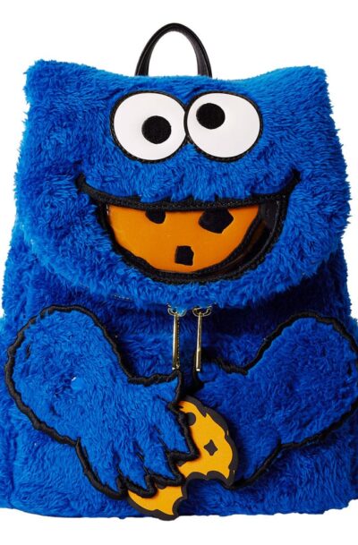 Loungefly: Sesamstrasse by Loungefly Plush Mini Rucksack Cookie Monster