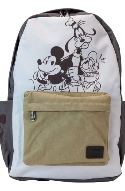 Loungefly: Disney by Loungefly Full-Size Nylon Rucksack Mickey and Friends Canvas