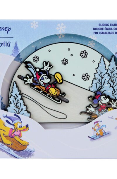 Loungefly: Disney by Loungefly Ansteck-Pins Mickey and friends Winter Wonderland 3 Limited Edition 8 cm