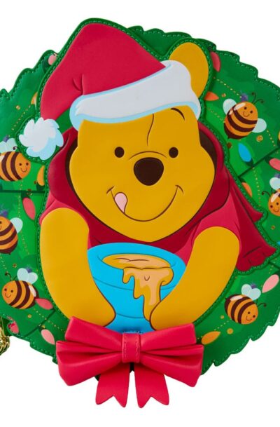 Loungefly: Disney by Loungefly Umhängetasche Winnie the Pooh Stuck in Wreath